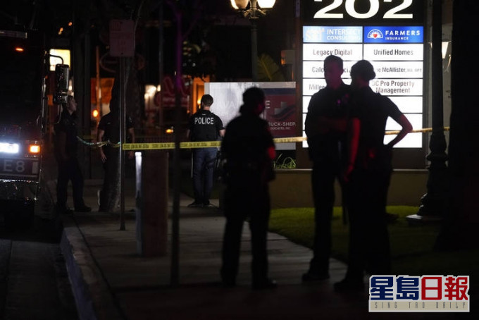 美國南加州爆發槍擊案至少4死包括1名兒童。AP圖片
