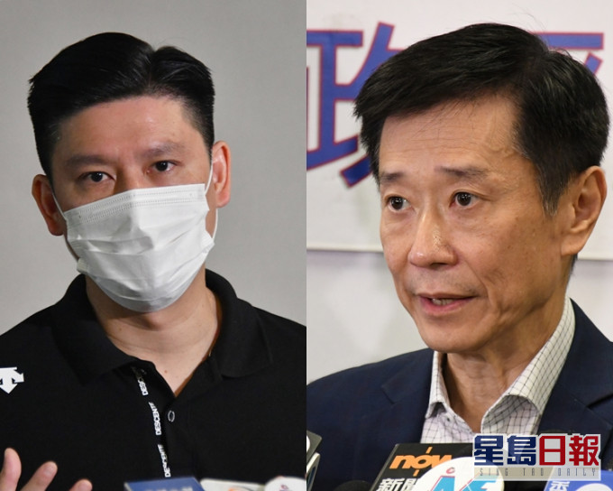 譚文豪(左);姚思榮(右)。 資料圖片