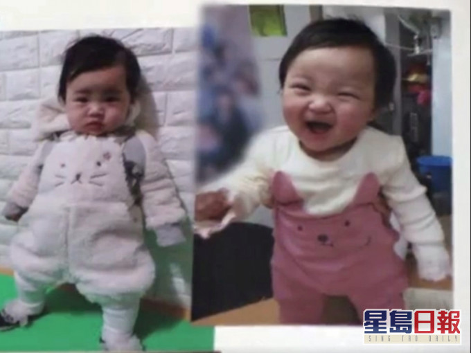 南韩1岁女婴疑被养母虐杀,轰动全国。(网图)