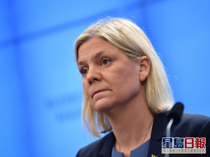 瑞典首位女首相當選7小時後辭職,第二天再獲提名,料可再當選。AP圖片