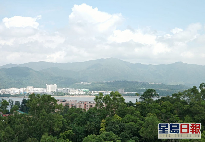 高層單位外望翠綠景致,更可眺望海景。