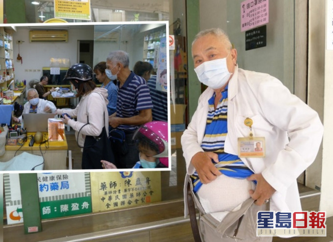 伯伯穿不惜紙尿片也要幫助市民。網圖