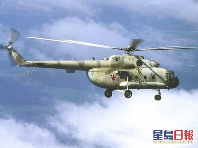 圖為與墜毀同款的Mi-8直升機。網圖