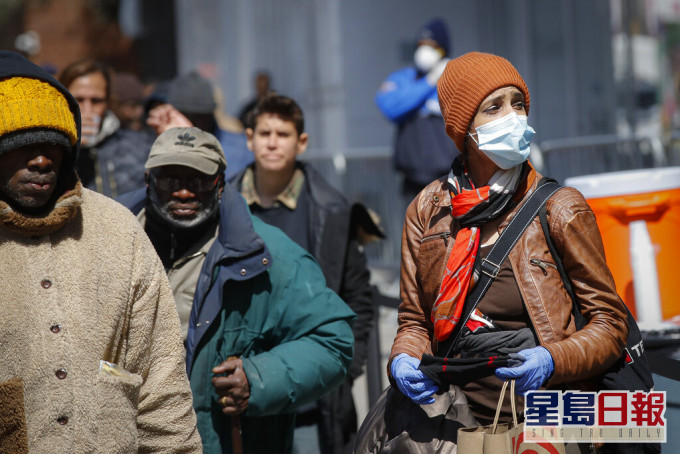 美国部分民衆不戴口罩。AP