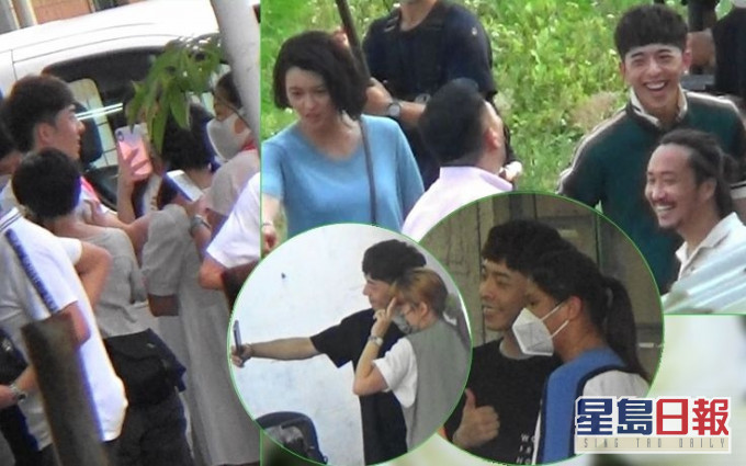 呂爵安處男拍電影,對住梁詠琪、鄭中基演出冇怯場,而本報直擊外景場地竟變Fans見面會。