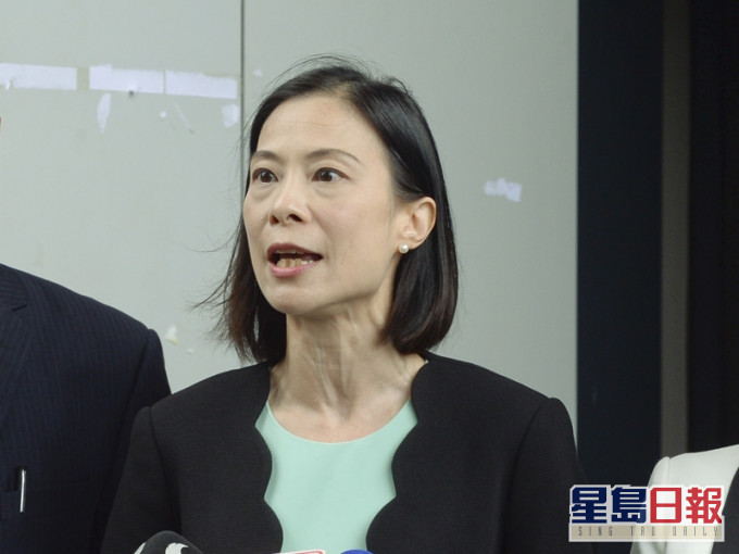陳曼琪(圖)與鄭若驊進行電話會議。資料圖片