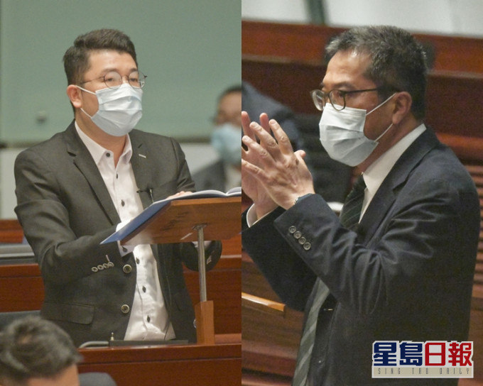 劉國勳(左);黃偉綸(右)。 資料圖片