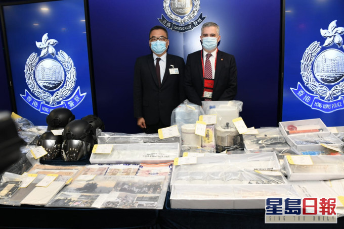 警務處國家安全處高級警司李桂華交代案情。