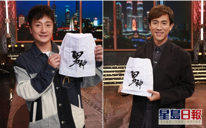 譚俊彥及方力申(左)分別是第2組及第3組營業的男神單位。