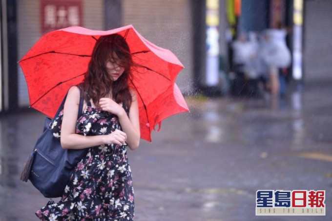 本港今日有雨及雷暴。資料圖片