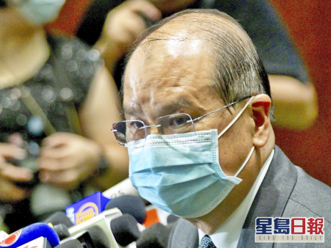 张建宗指任何人不应利用学校作为表达政治诉求的场地。资料图片