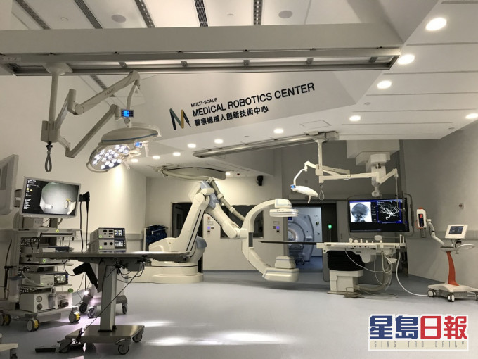 中大六所研究中心進駐InnoHK研發平台，圖為醫療機械人創新技術中心。