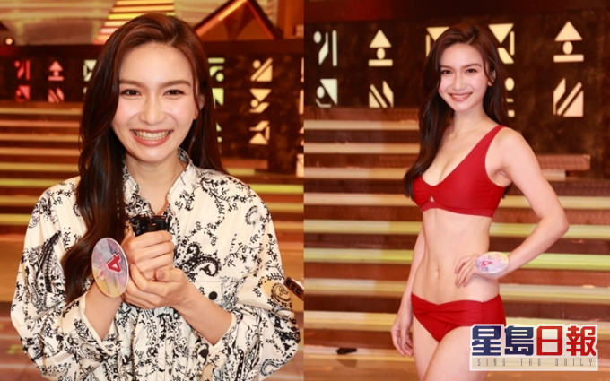 關楓馨腹肌線條十分出眾,亦對奪冠滿有信心。