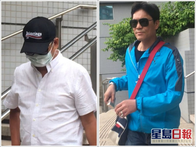 其中兩名上訴人江焯禮(左)及林見發(右)。資料圖片