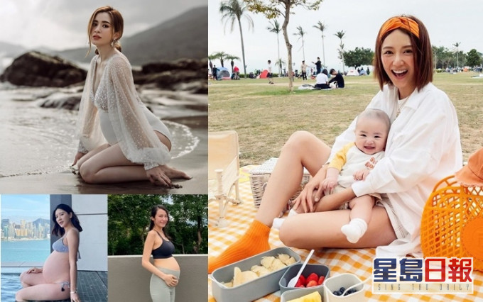 疫下勇敢的怀孕妈妈汤怡、沈卓盈、余香凝,及刚生B的倪晨曦。