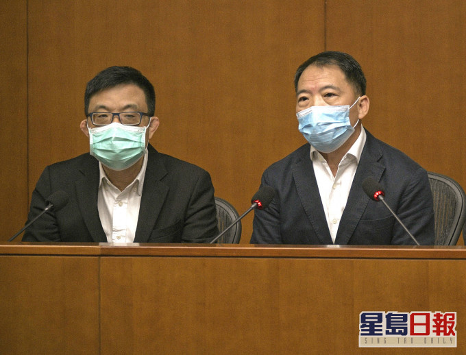 涂謹申、胡志偉。資料圖片