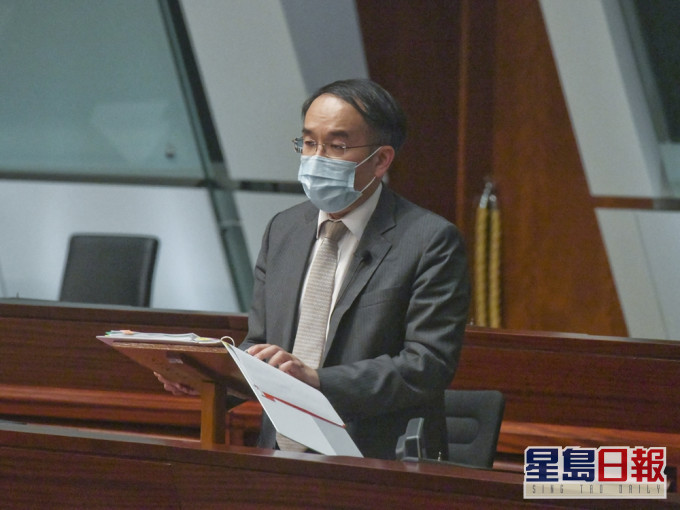 財經事務及庫務局局長許正宇。資料圖片