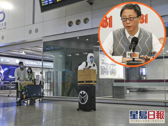 香港大學感染及傳染病中心總監何栢良(細圖)指若以「清零」為目標 盡量不應實施家居檢疫。資料圖片