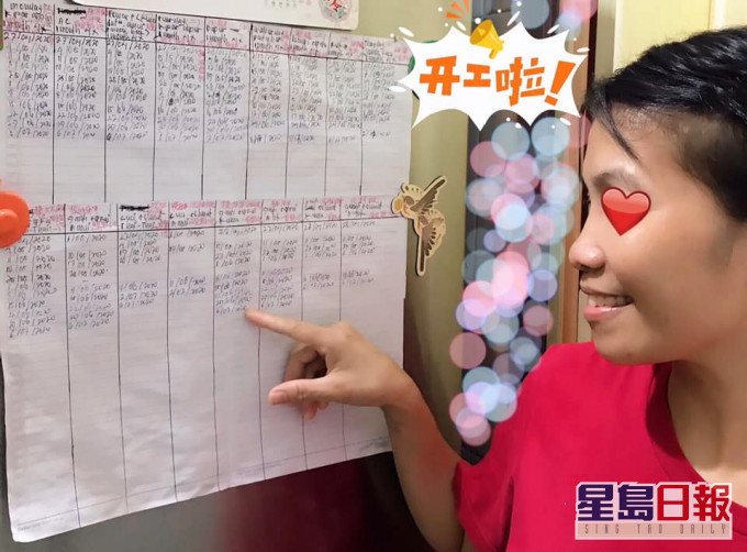 外傭姐姐手寫超詳細工作清單。外傭僱主必看新聞訊息FB