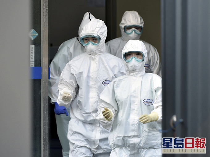 韓國大邱市5家療養院發現集體感染者87人。AP
