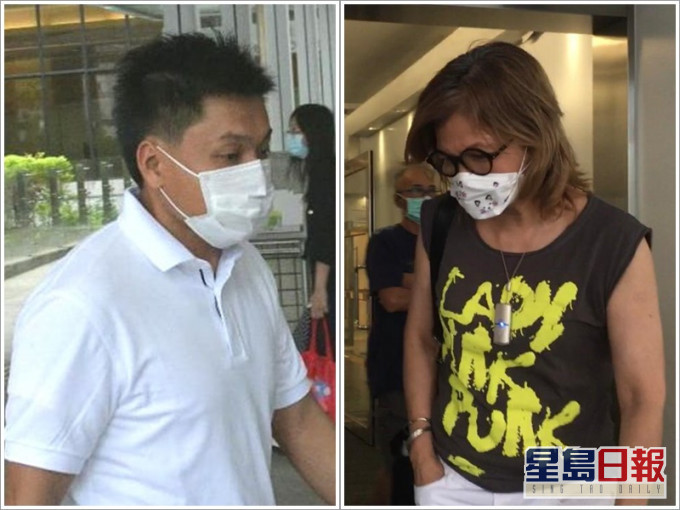 黎骏豪(左)及证人高小燕(右)。