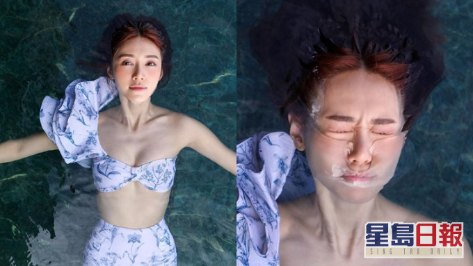 倪晨曦於社交網晒「Before and After」出水芙蓉照。