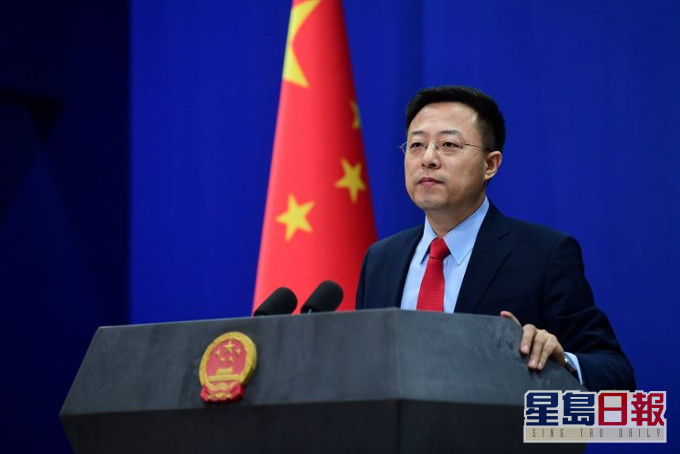 外交部发言人赵立坚。网上图片