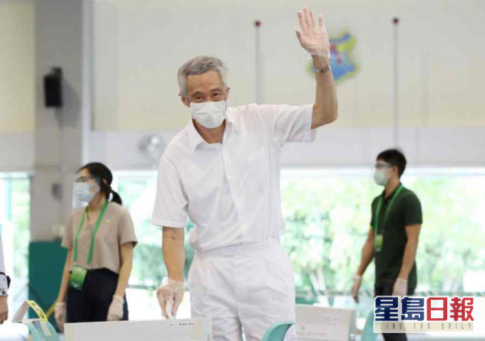 李顯龍承認得票率未如期望。AP