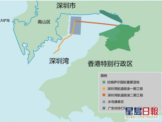深圳湾环评报告涉抄袭,负责公司叫停建设工作。网图