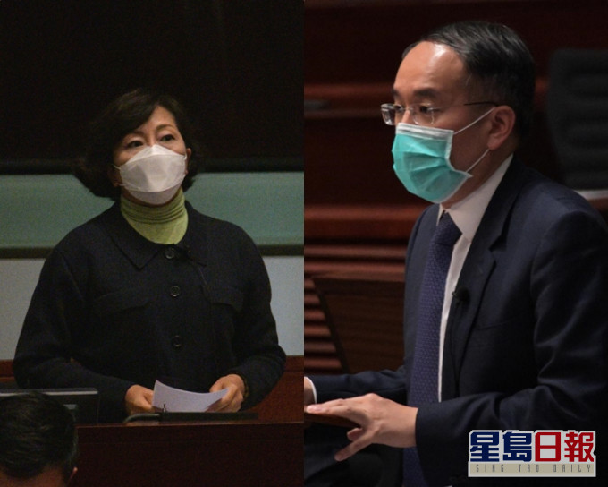 麥美娟(左);許正宇(右)。 資料圖片