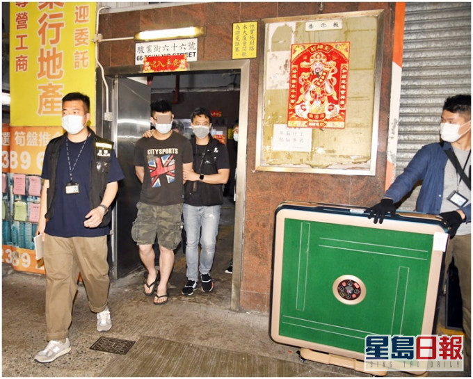 被捕人士。