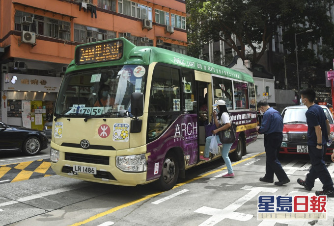 绿色小巴纳入政府资助。 资料图片