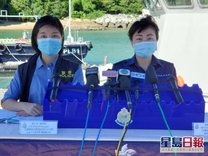 潘以靖總督察(左)及袁靜芳警司(右)。
