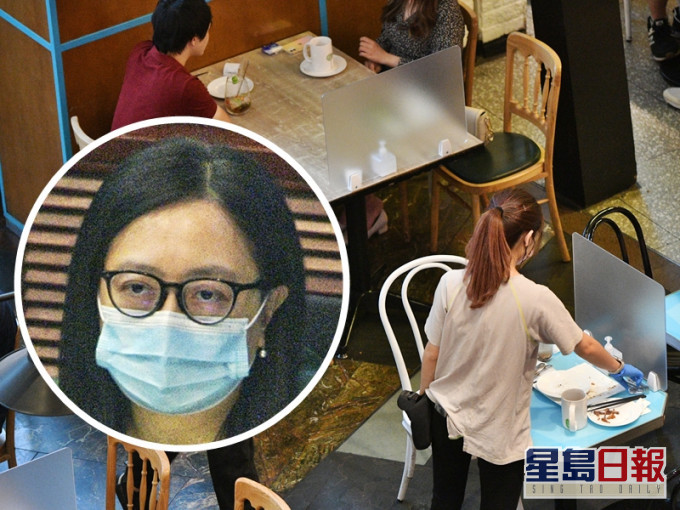食物環境衞生署署長楊碧筠(小圖)表示,將盡快公布食肆員工申報不宜接種新冠疫苗的細節。資料圖片