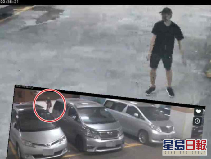 闭路电视拍摄到疑似周梓乐的最后身影。资料图片