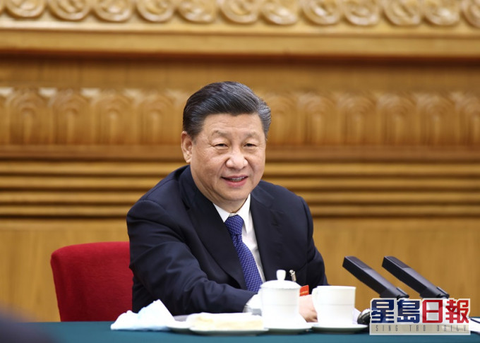 习近平出席内蒙古人大代表团会议时,对内蒙的涉煤腐败发重话。新华社图片