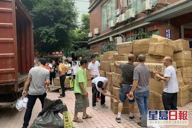 貨物足足要警察清點一個星期多。網圖