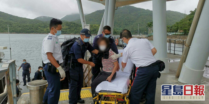 老婦最終獲救。警方FB