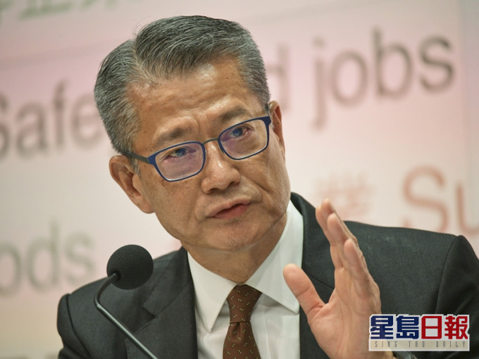 陳茂波呼籲議員急市民所急,盡快通過財政預算案。資料圖片