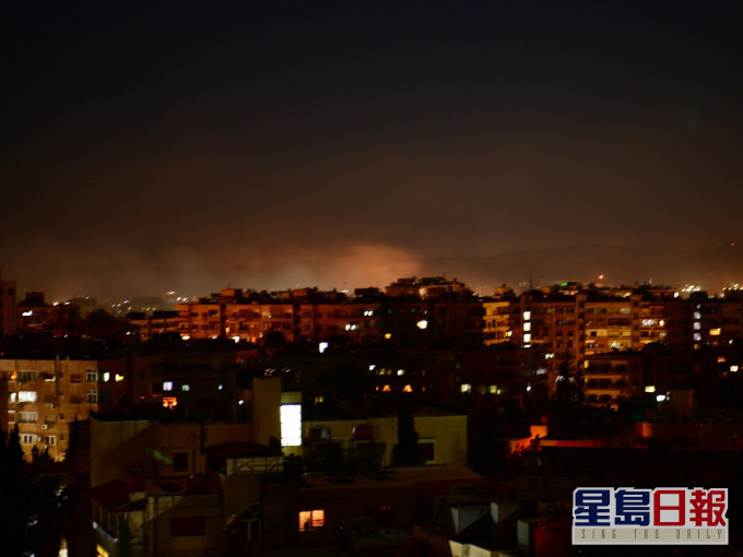 叙利亚军方说以色列空袭大马士革周边地区。（新华社图片）