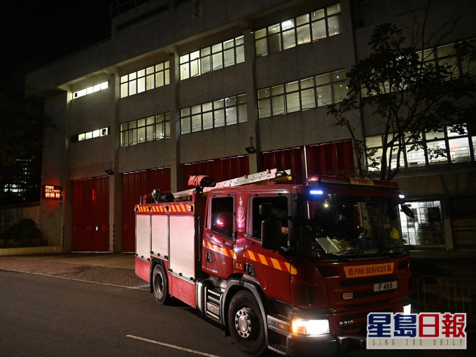 葵涌消防局第二名患者曾參與碧街封區，有穿防護裝備。資料圖片