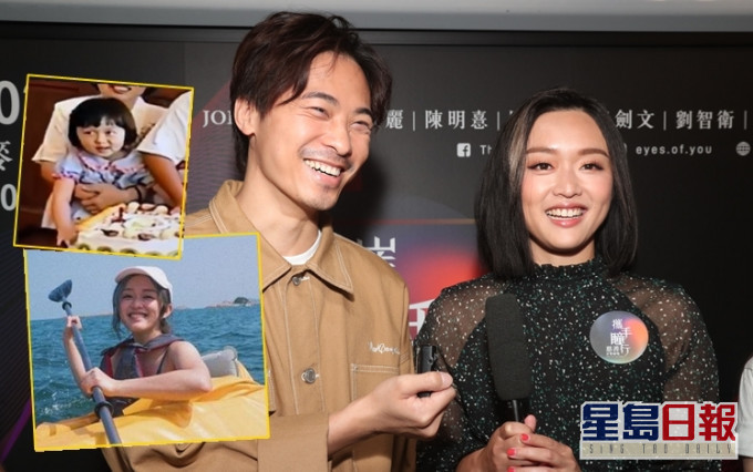 黃劍文和陳明憙齊演音樂劇,劇中陳明憙要由細演到大,仲扮返小學生,不過由細到大她都咁靚啫。