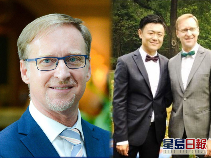 戴偉紳其丈夫為同性伴侶張志鵠。網上圖片