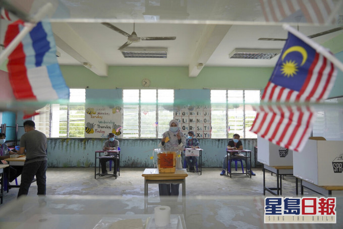 馬來西亞沙巴州將於周六舉行州議會選舉。AP圖片
