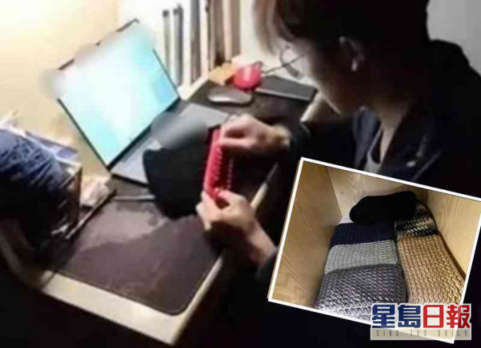 5男生闭关1个月为全班女生织颈巾。