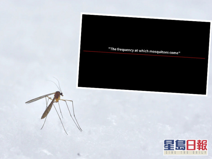 日本網民分享「神奇捉蚊大法」 ，蚊子乖乖伏低不會四圍飛。(網圖)