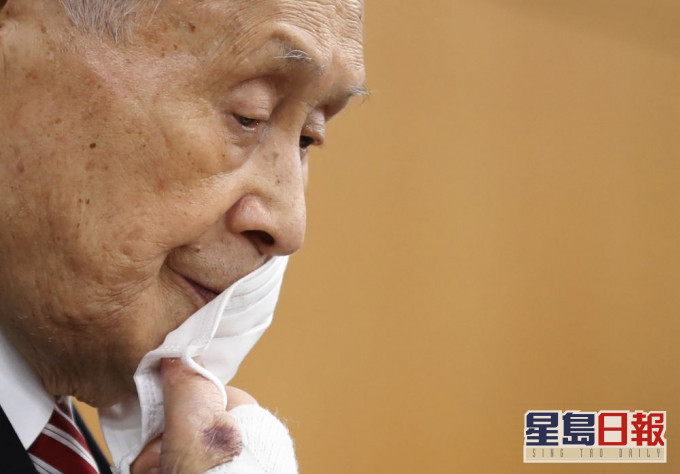 據報森喜朗已基本決定辭職。AP圖片