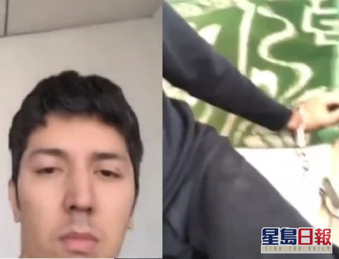 較早前BBC報道,一名新疆維吾爾人自拍短片中透露其在「拘留所」被關押的經歷。BBC影片截圖