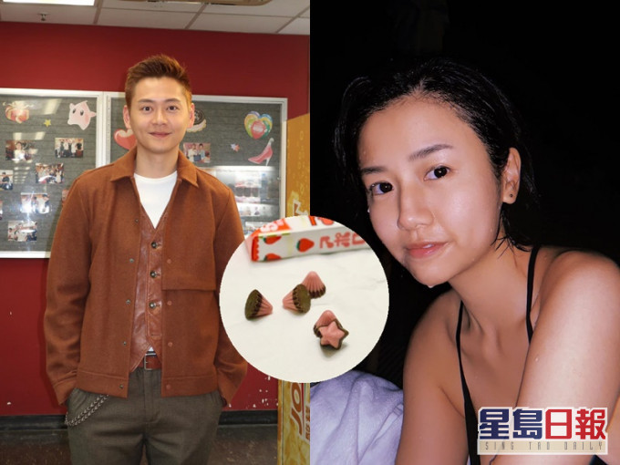 楊偲泳收張振朗這朱古力都開心,確是好女友。