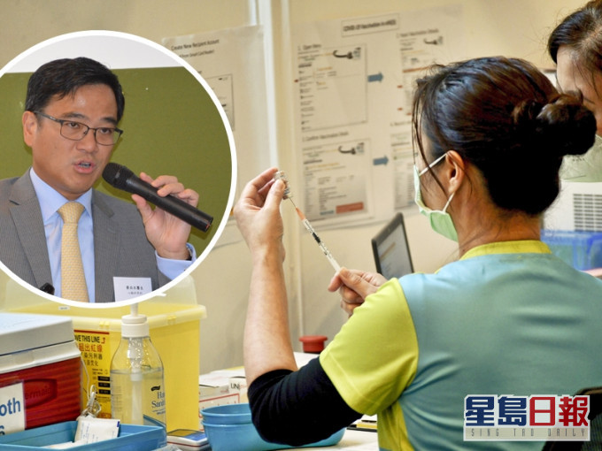 心脏科专科医生黄品立(小图)建议长者等在接种新冠疫苗前先谘询医生。资料图片